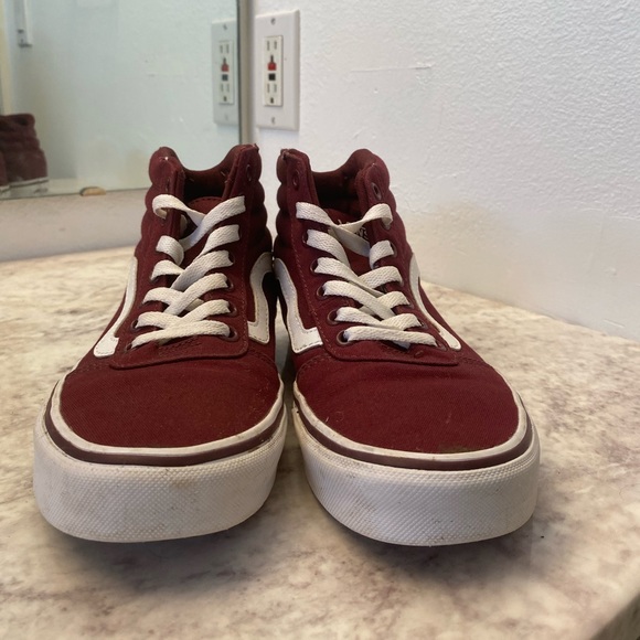 maroon high top vans - Picture 2 of 5